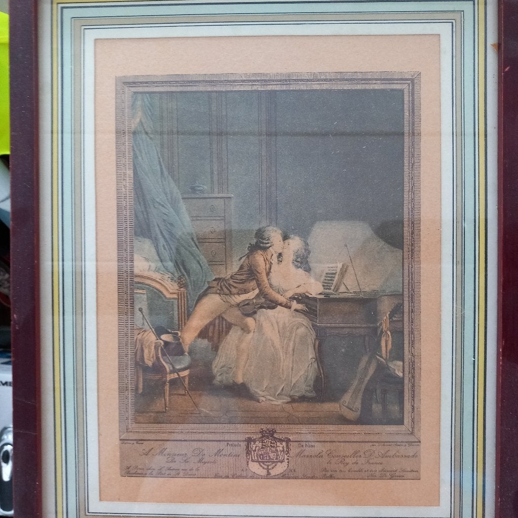 Lithographie Chaponnier, Enlèvement, Lithographie