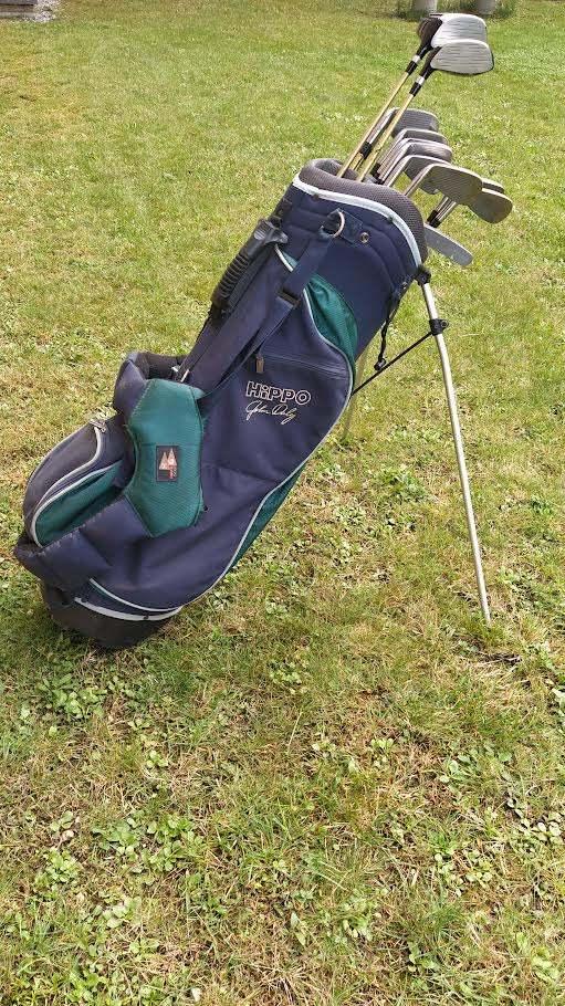Set de golf complet marque Hippo série John Daly370 titanium, Ophalen, Zo goed als nieuw, Set