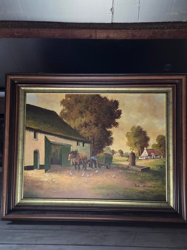 Groot schilderij, Antiquités & Art, Art | Peinture | Classique, Enlèvement