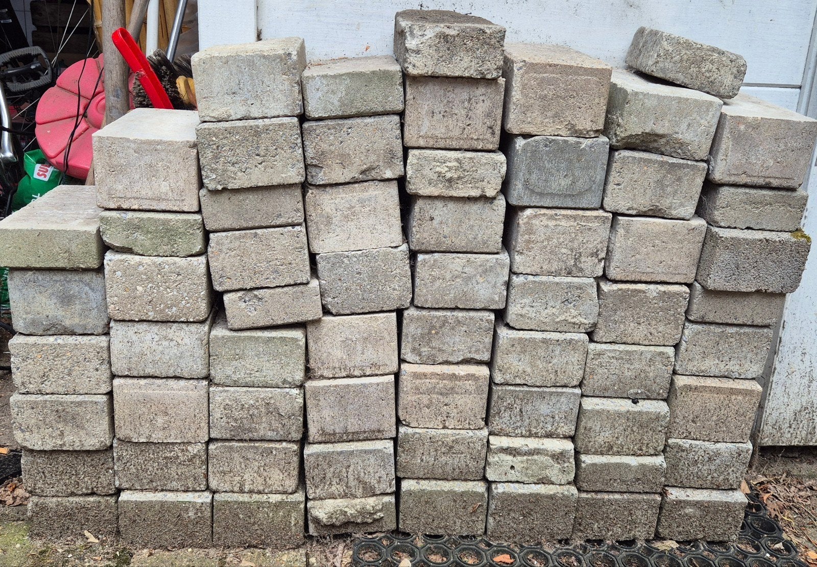 Beton stenen, Enlèvement, Béton