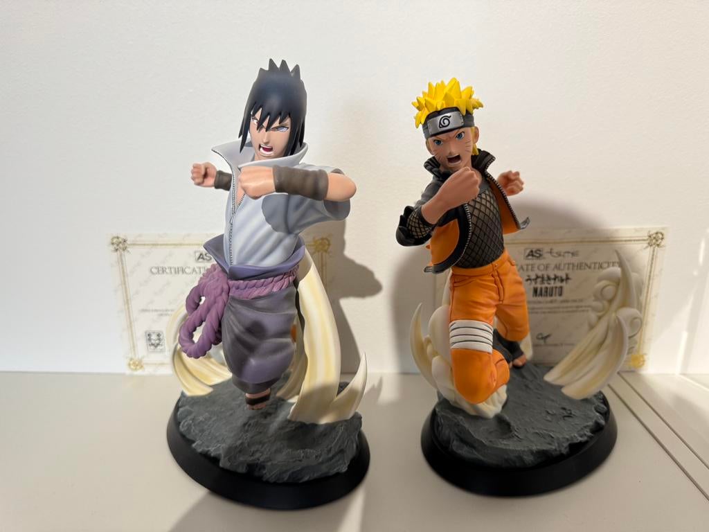 Statue Naruto & Sasuke - Tsume - AS, Enlèvement, Comme neuf