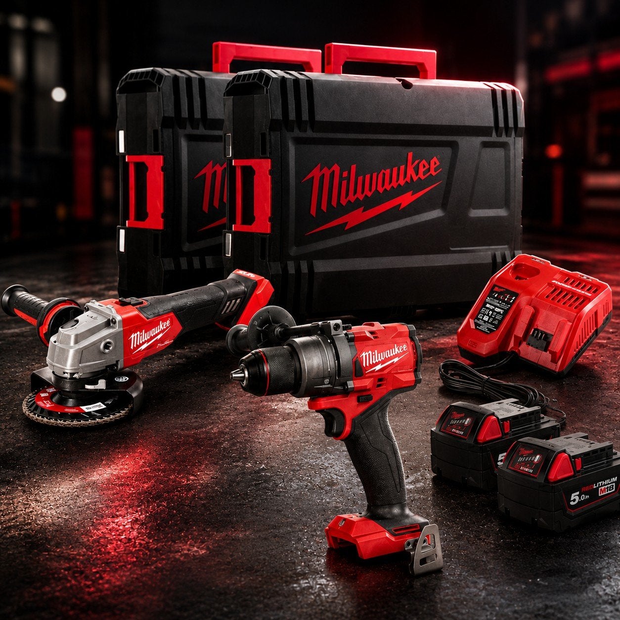 Milwaukee PACK perceuse + meleuse NEUF, Bricolage & Construction, Enlèvement, Neuf