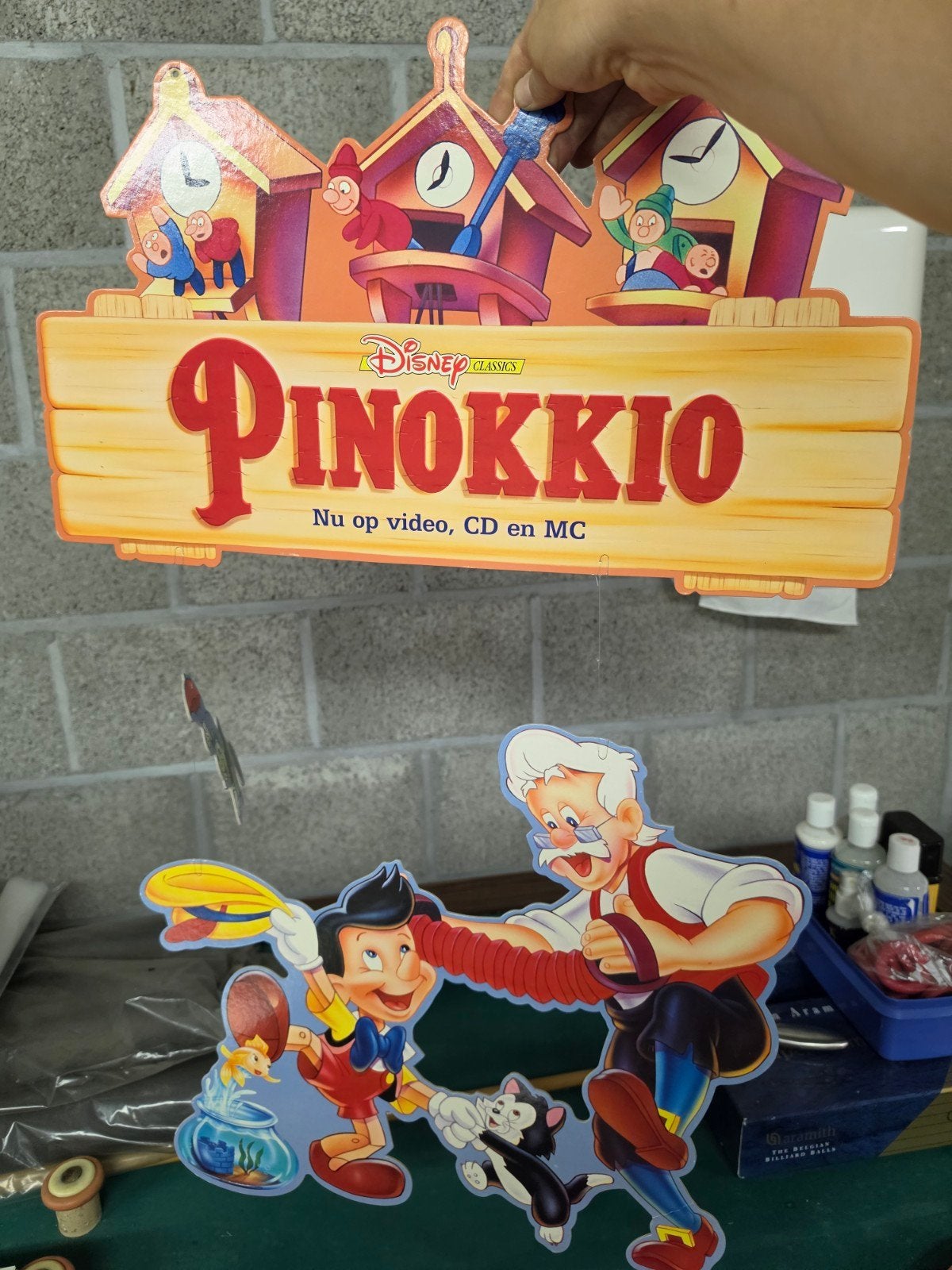 Disney Pinokkio, Verzamelen, Ophalen