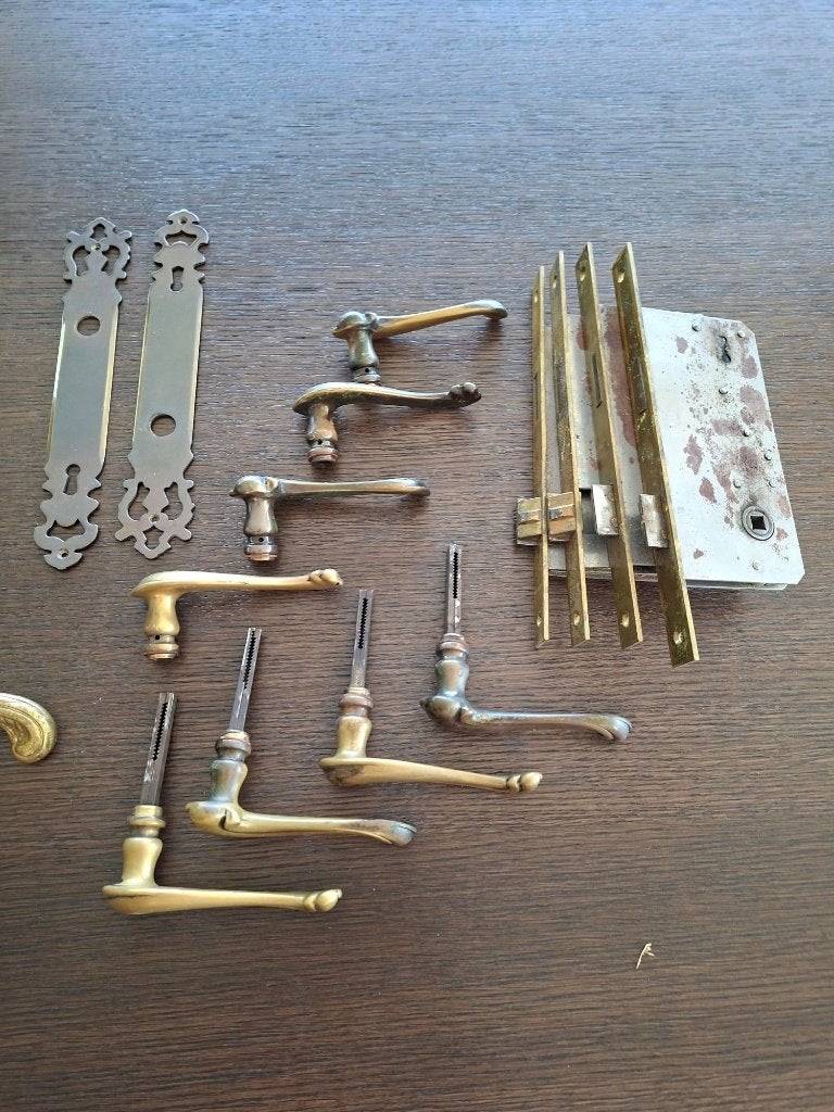 Deurkrukken, Doe-het-zelf en Bouw, Hang- en Sluitwerk, Ophalen, Koper of Messing