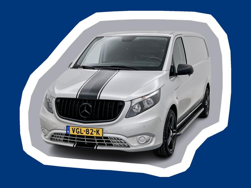 Mercedes-Benz Vito 111 CDI Lang Navigatie Trekhaak Lichtmeta, Autos, Argent ou Gris, Achat, Entreprise, Mercedes-Benz