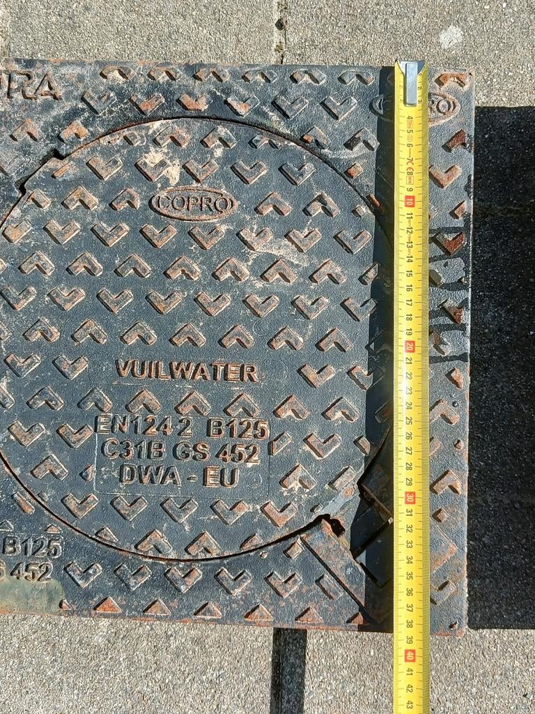3 putdeksels regenwaterafvoer rwa 20 zo 25, Enlèvement