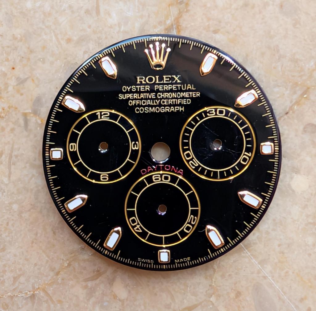 Rolex Daytona 116508 116518 116523 Zwart Chromalight, Rolex, Polshorloge, Ophalen of Verzenden, Zo goed als nieuw