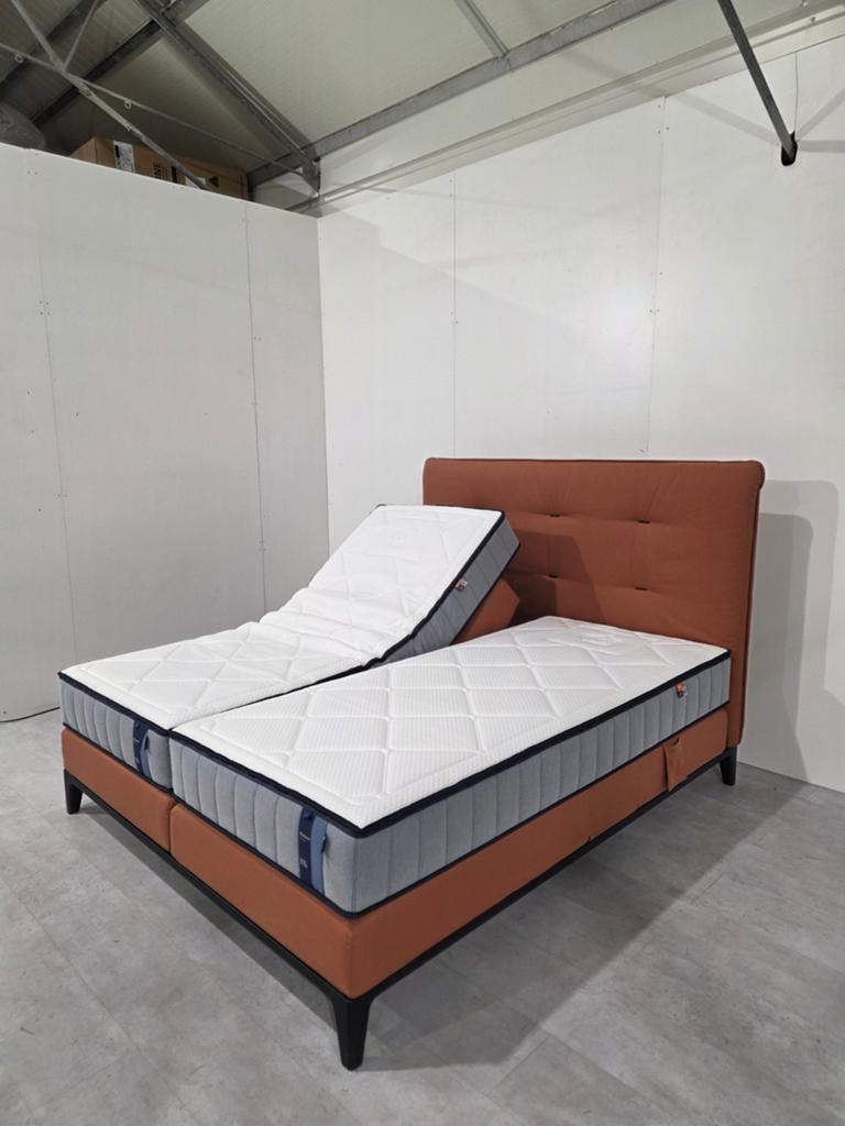 Showroom Auping Criade 180x200 Elektrisch+ Elysium Matrassen, Ophalen of Verzenden, 200 cm