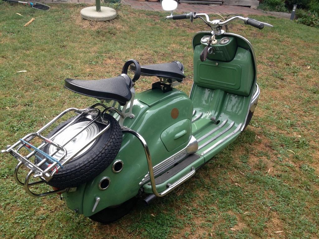 Lambretta Autoroller 11/150 LC Dynastarter von 1955, Ophalen, Zo goed als nieuw