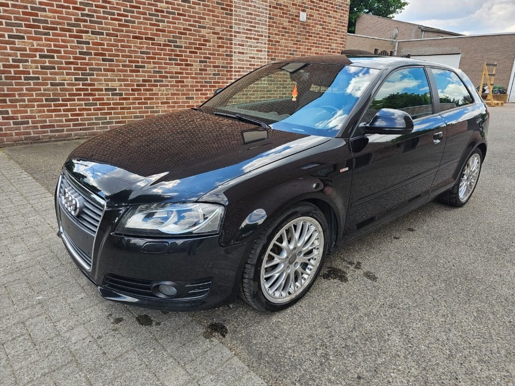 Audi A3 2.0 Tdi 3x S-Line 136pk(Bouw2009/213.000km)Export, Auto's, Audi, Euro 5, Zwart, 4 cilinders, Zwart