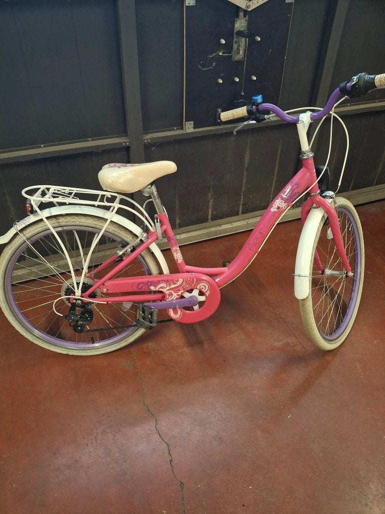 Meisjesfiets Fleur, Fietsen en Brommers, Ophalen, 24 inch, Velgrem, Versnellingen