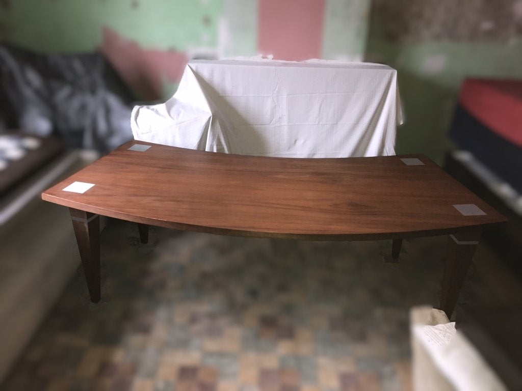 Bureau Tafel Massief Hout     µ9x, Industriel, Enlèvement, Bois