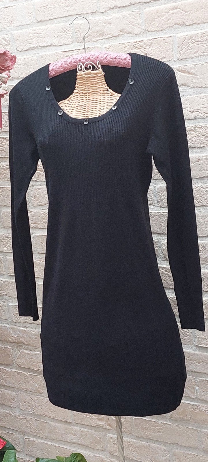 Kleedje maat maat s/m preziosa collection, Zwart, Ophalen of Verzenden, Zo goed als nieuw, Maat 34 (XS) of kleiner