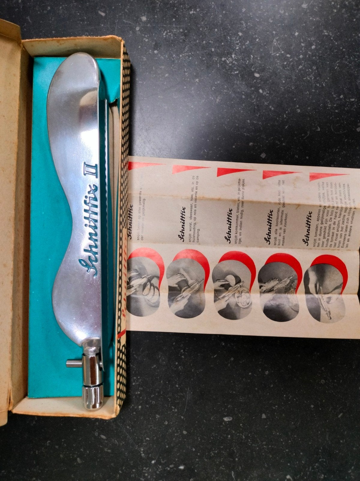 Schnittfix II vintage keuken snijmes, Ophalen of Verzenden