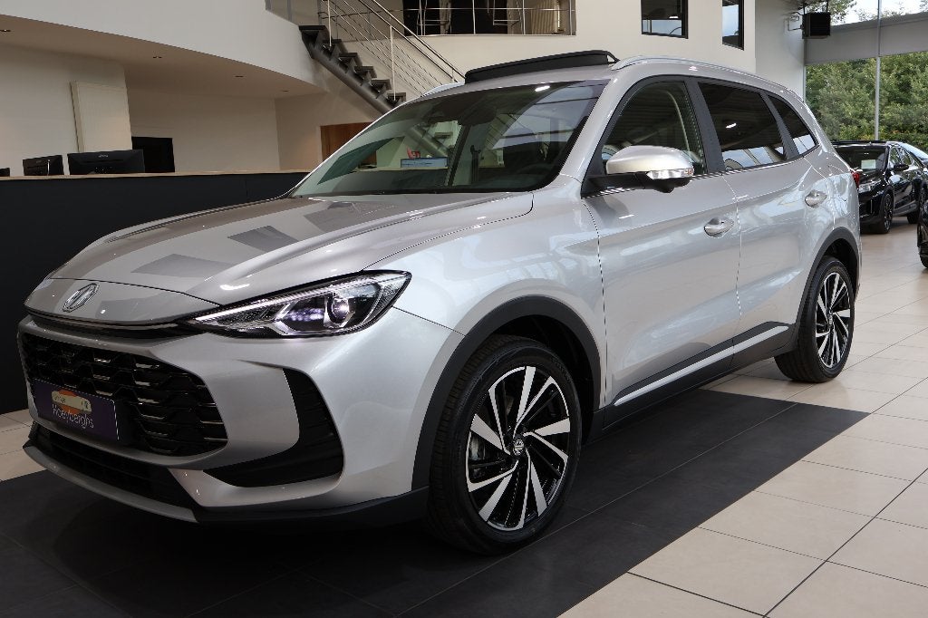 MG ZS Hybrid+ Luxury HEV 197PK - Panodak - Nieuw, Autos, Cuir, Argent ou Gris, Euro 6, Entreprise