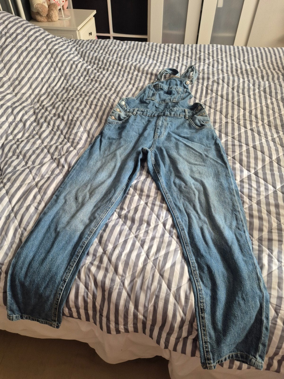 Nieuw jeans salopet clockhouse maat m, Kleding | Dames, Jumpsuits, Ophalen of Verzenden, Maat 38/40 (M)