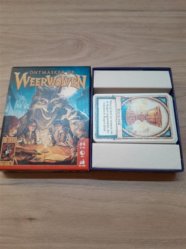 Ontmasker de Weerwolven - 999 games - s3798, Verzenden, Zo goed als nieuw