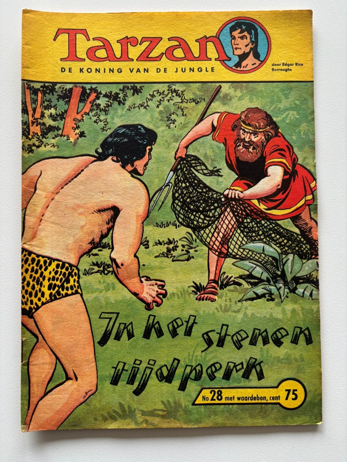 Tarzan strip nr 28 In het stenen tijdperk., Eén comic, Ophalen, Gelezen
