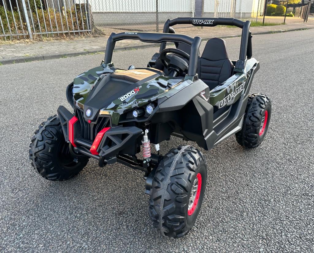 Beach Buggy eXtreme 24v zwart camouflage Bluetooth MP4 RC, Enlèvement ou Envoi, Neuf