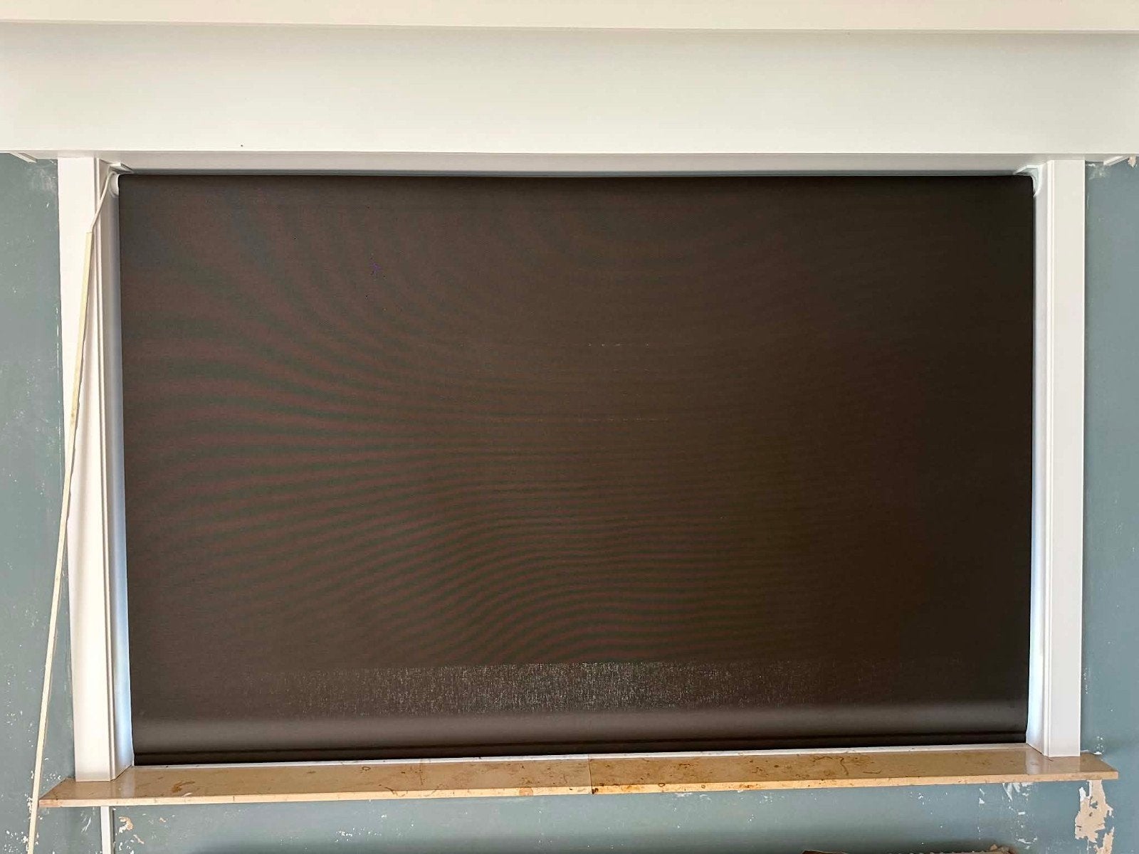 elektrisch binnen -screen/rolgordijn, Ophalen