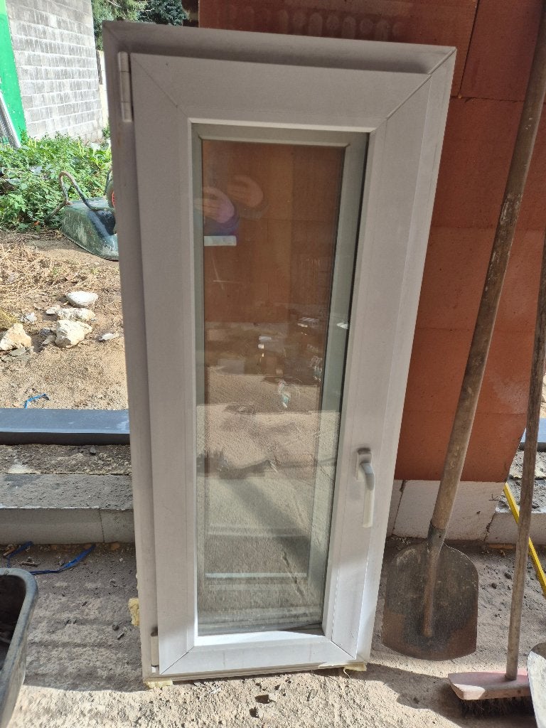 PVC ramen, Bricolage & Construction, Double vitrage, 120 à 160 cm, Fenêtre de façade ou Vitre, Enlèvement