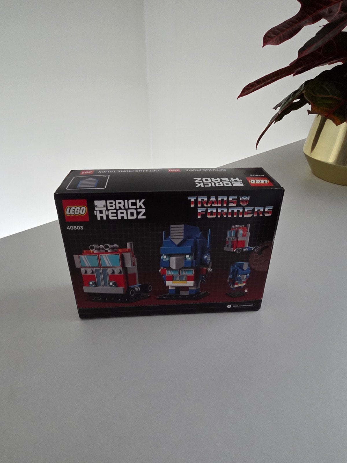 Lego brickheadz 40803 transformers optimus prime and truck, Ophalen of Verzenden, Lego, BrickHeadz