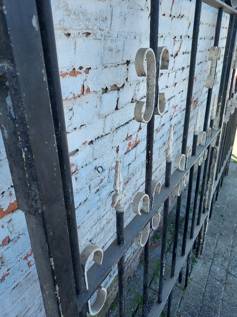 smeedijzeren poort, Ophalen, Gebruikt, Sierhekwerk