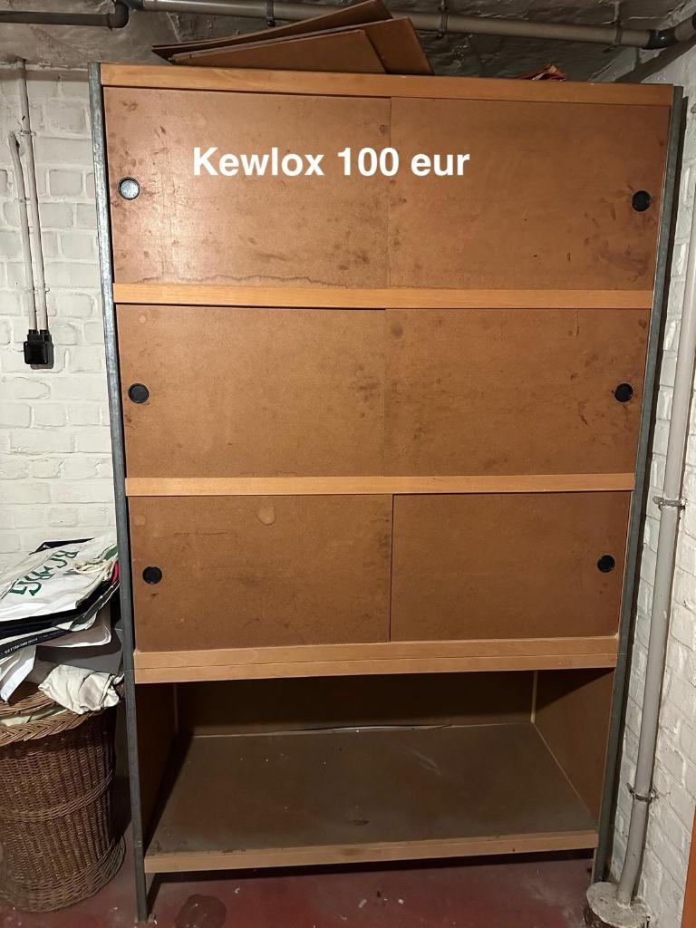 KEWLOX vintage armoire étagères à rénover, Maison & Meubles, Enlèvement, Utilisé, Vintage