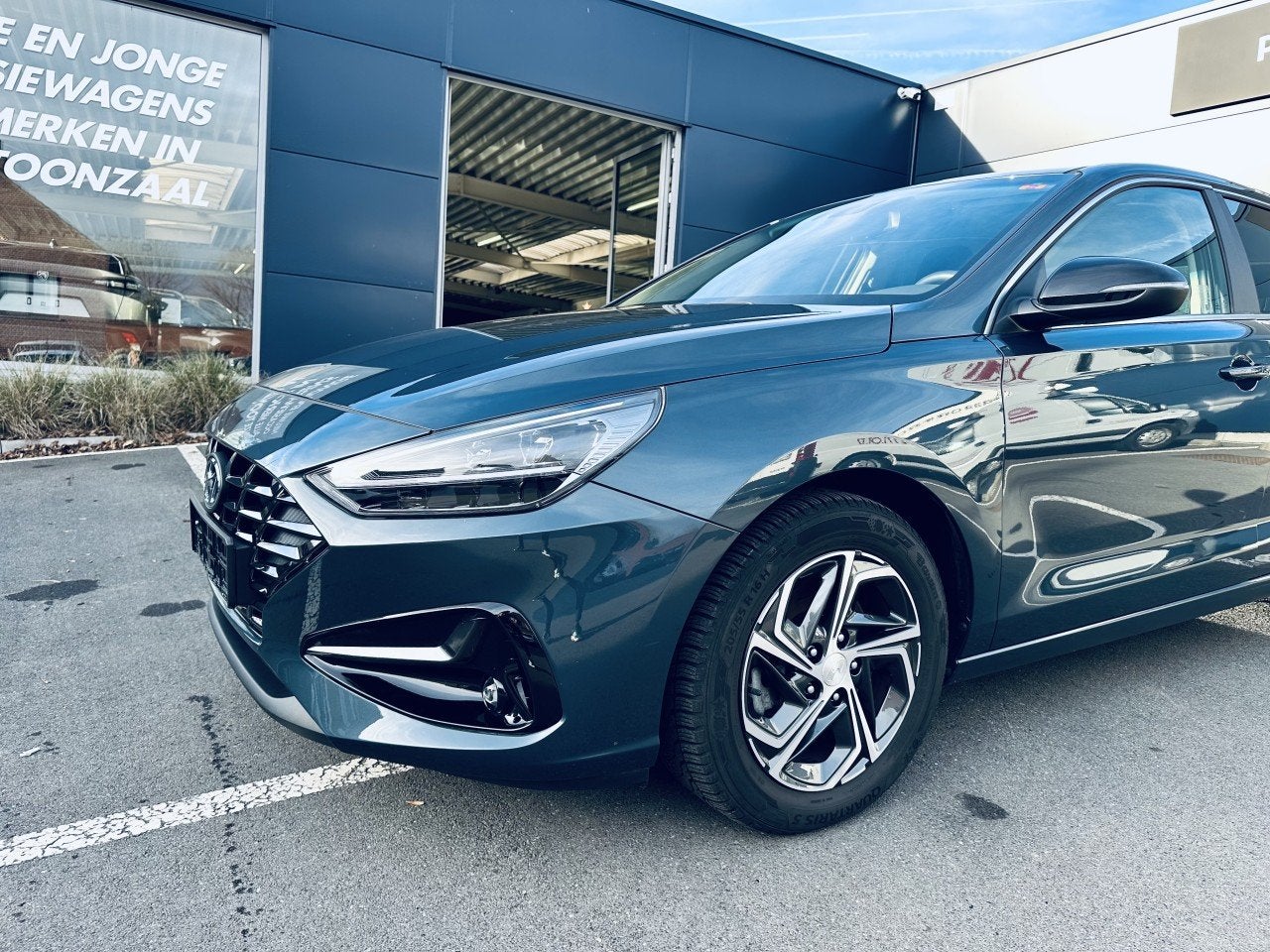 Hyundai i30 (bj 2024), Stof, Gebruikt, Euro 6, Blauw