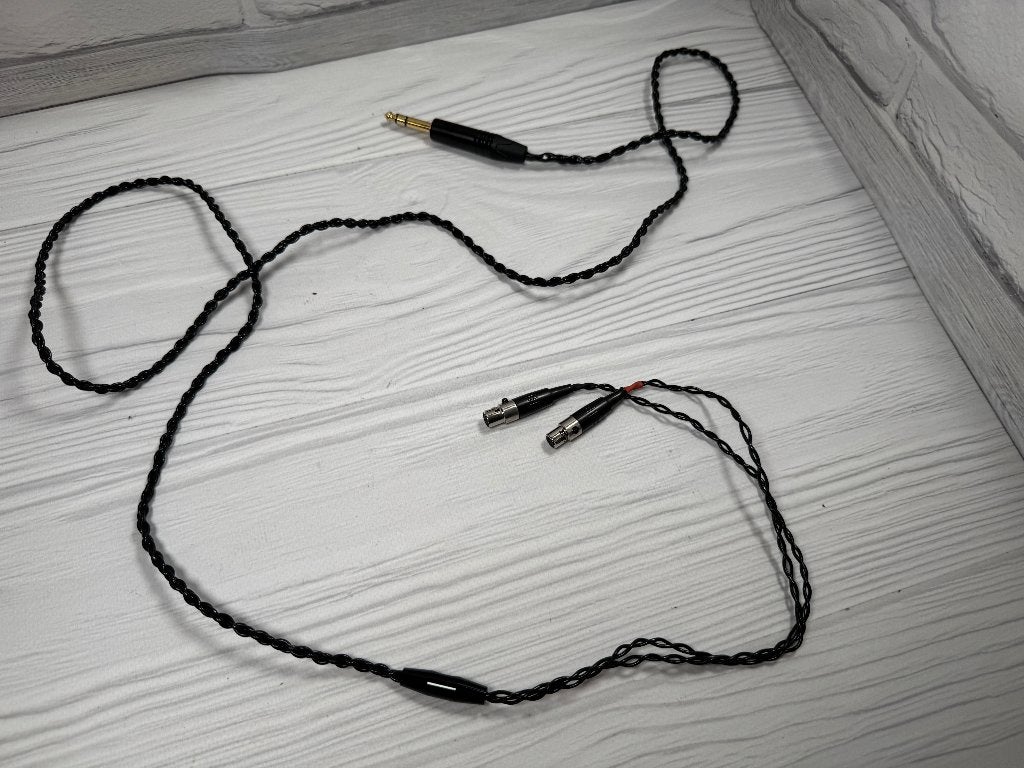 Audeze Cable 2m hoofdtelefoonkabel (mini XLR naar 6.3), Envoi, Neuf, Moins de 2 mètres, Autres câbles