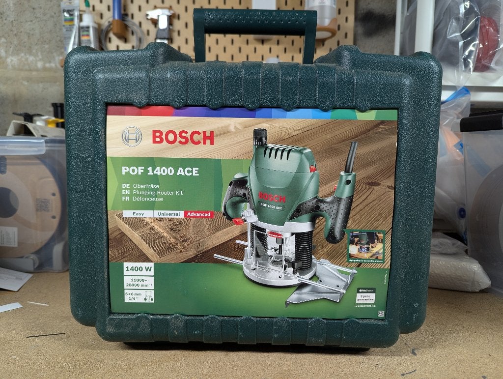Défonceuse Bosch POF 1400 ACE - État Neuf, Bricolage & Construction, Enlèvement, Comme neuf, Autres types, Bosch