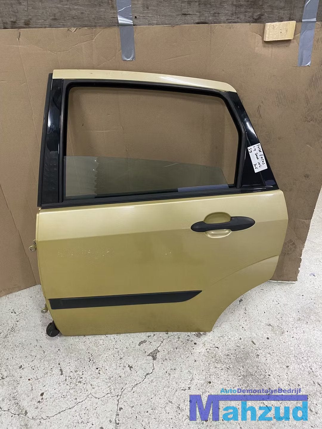 FORD FOCUS 1 Geel S9 Links Achter deur portier 1998-2004, Auto-onderdelen, Gebruikt, Deur, Info@ford.com, Ford