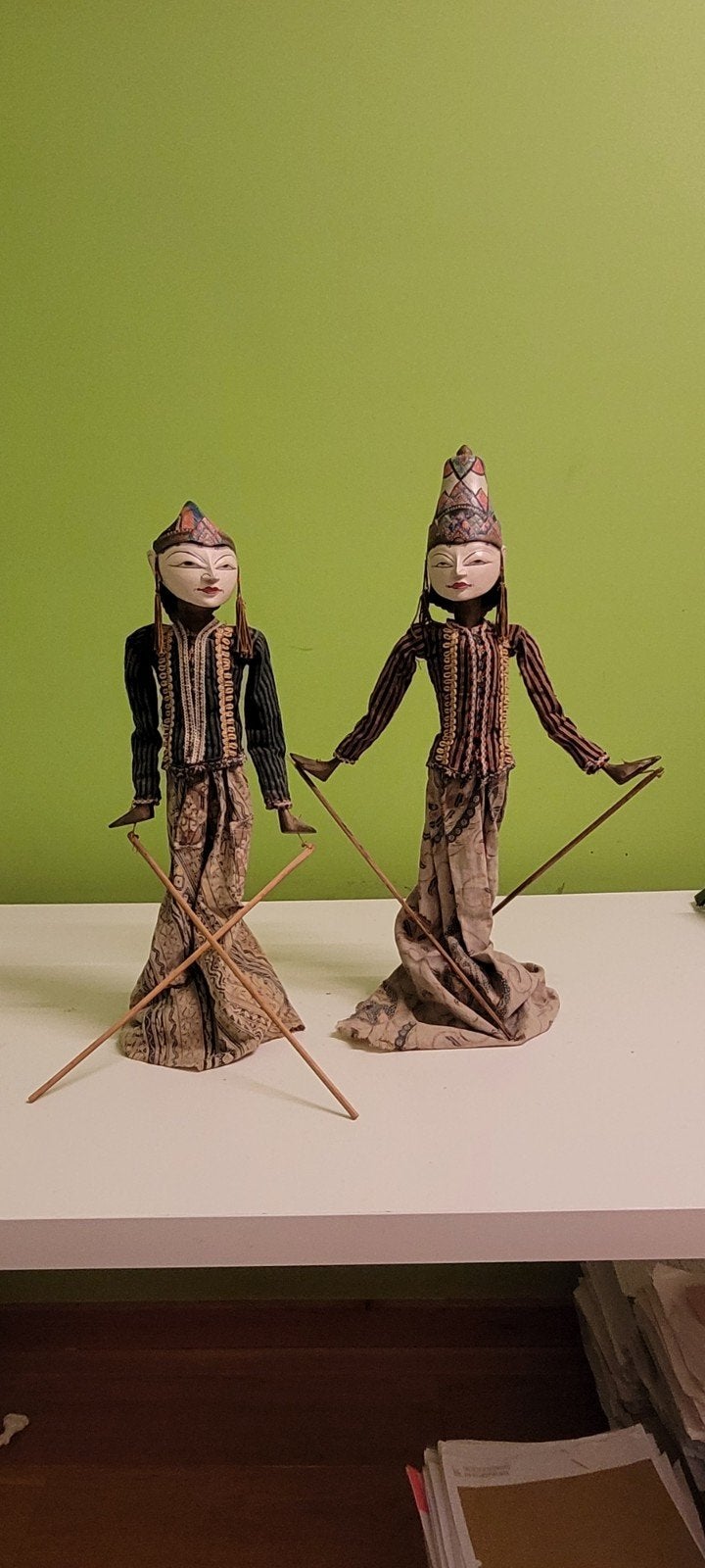 Indonesische Wayang Golek poppen, Enlèvement, Comme neuf