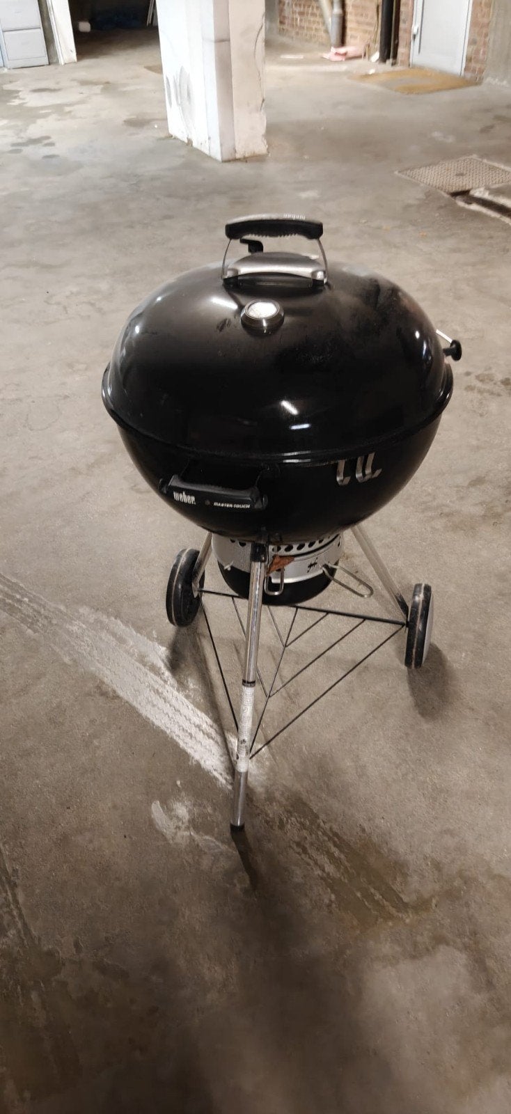 weber bbq master touch GBSE57 50 houtkool groot, Ophalen, Zo goed als nieuw, Weber