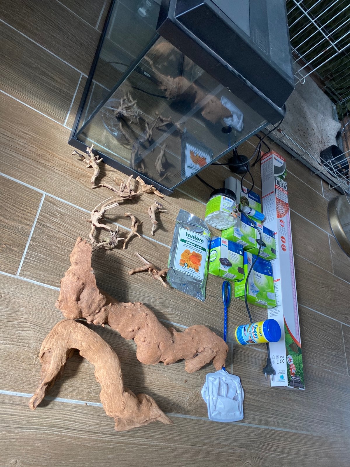 Zwart juwel aquarium 96L veel spullen, Ophalen, Verlichting of Verwarming, Zo goed als nieuw, Juwel