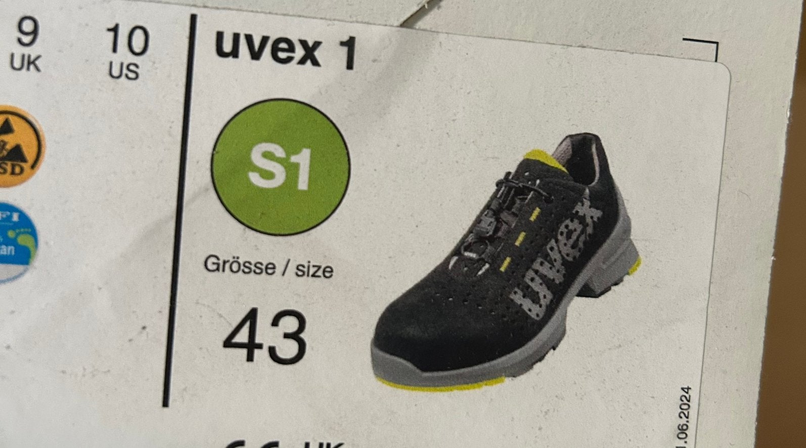 Etat neuf chaussure de securite pointure 43, Vêtements | Hommes, Enlèvement, Comme neuf