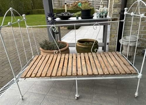 vintage kinderbed, zitbank, Antiek en Kunst, Ophalen