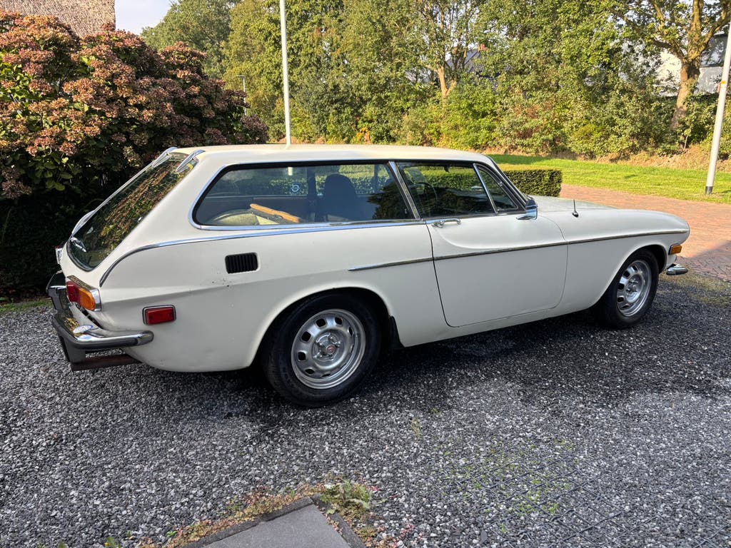 Volvo P1800 ES 1972 California White met handbak overdrive, foto 5
