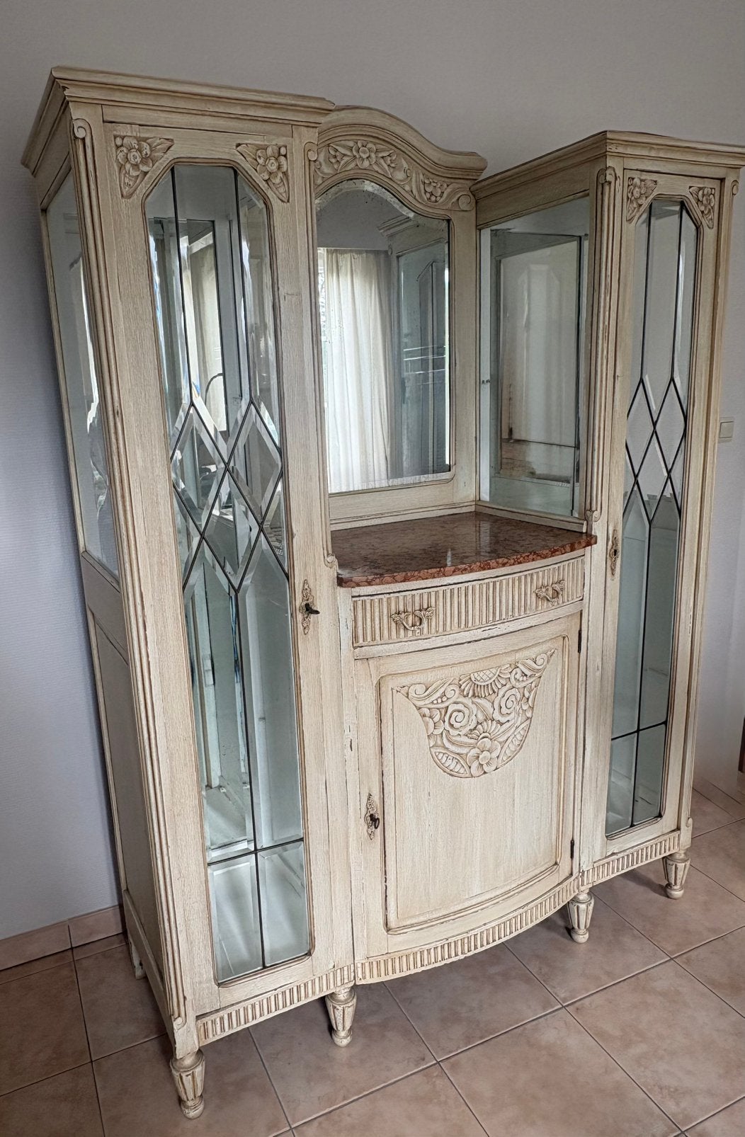 Bretoense buffetkast, Huis en Inrichting, Ophalen, 100 tot 150 cm, 100 tot 150 cm, Met lade(s)