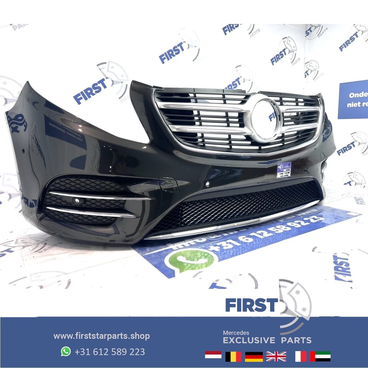 W447 BUMPER VITO / V KLASSE A4478851000 AMG VOORBUMPER COMPL, Auto-onderdelen, Gebruikt, -, Voor, Ophalen of Verzenden