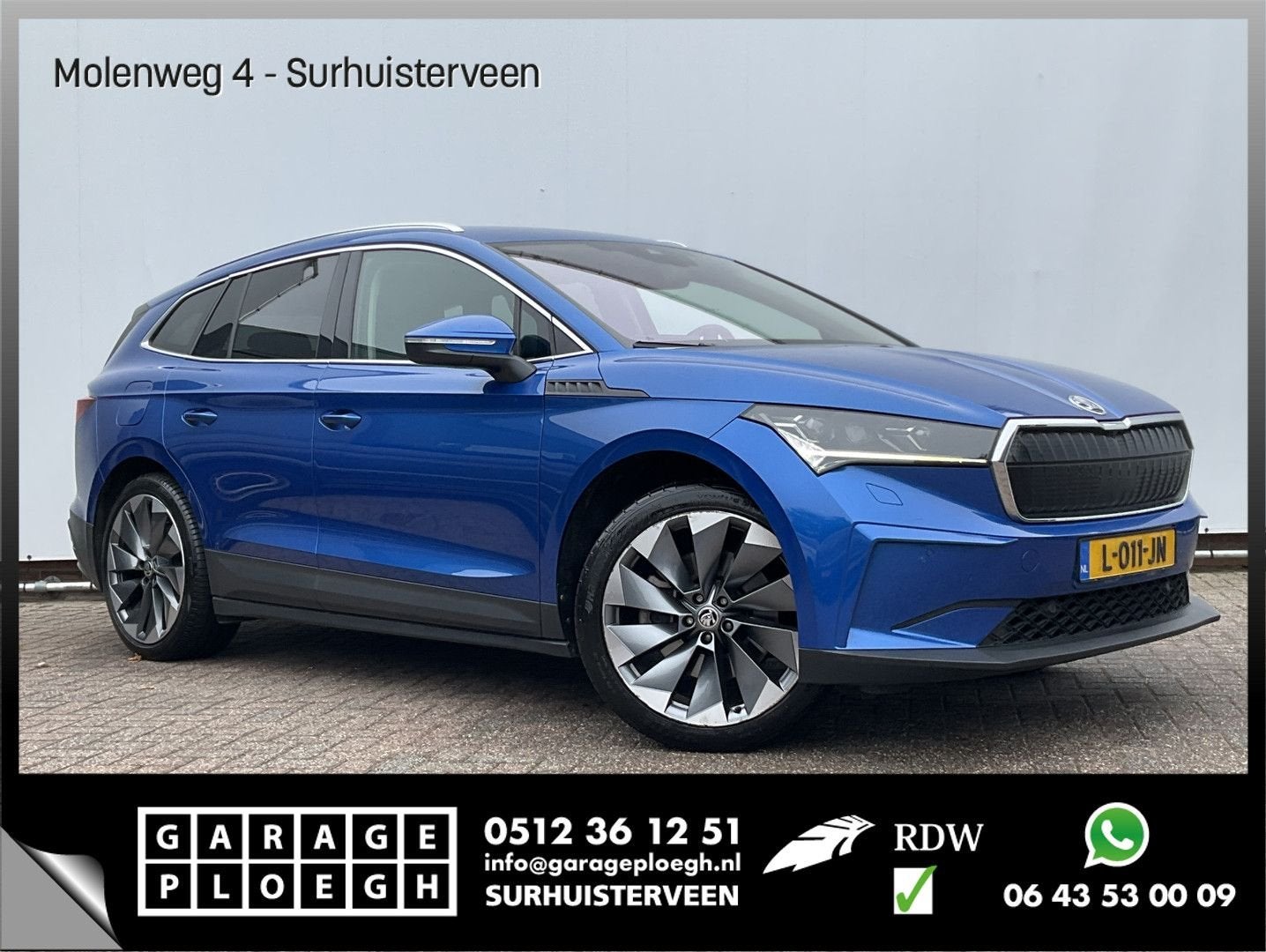 Skoda Enyaq iV 80 SOH 92.5% First Edition Leer Stoel/StuurVe, Autos, Skoda, Electronic Stability Program (ESP), Achat, Entreprise