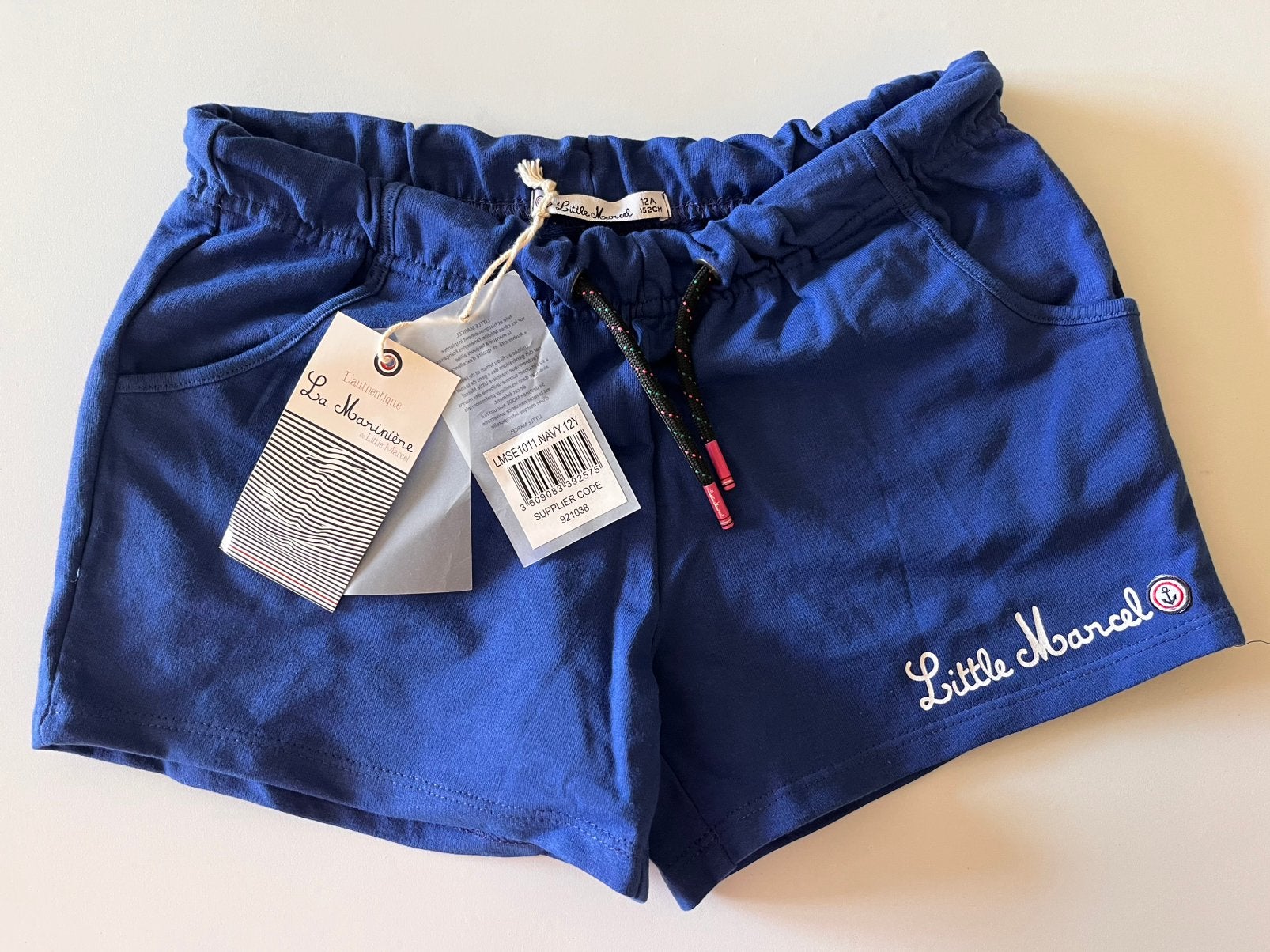 Blauw shortje Little Marcel maat 152, 12 jaar, Enlèvement, Neuf, Fille, Pantalon