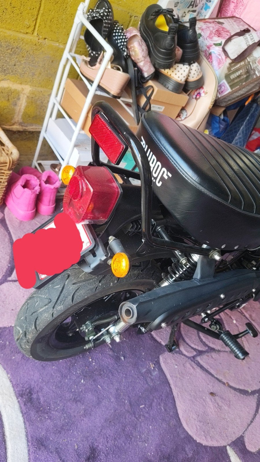 bluroc heritage 50 25cc zwart, Ophalen, Overige modellen, Nieuw, Klasse A (25 km/u)
