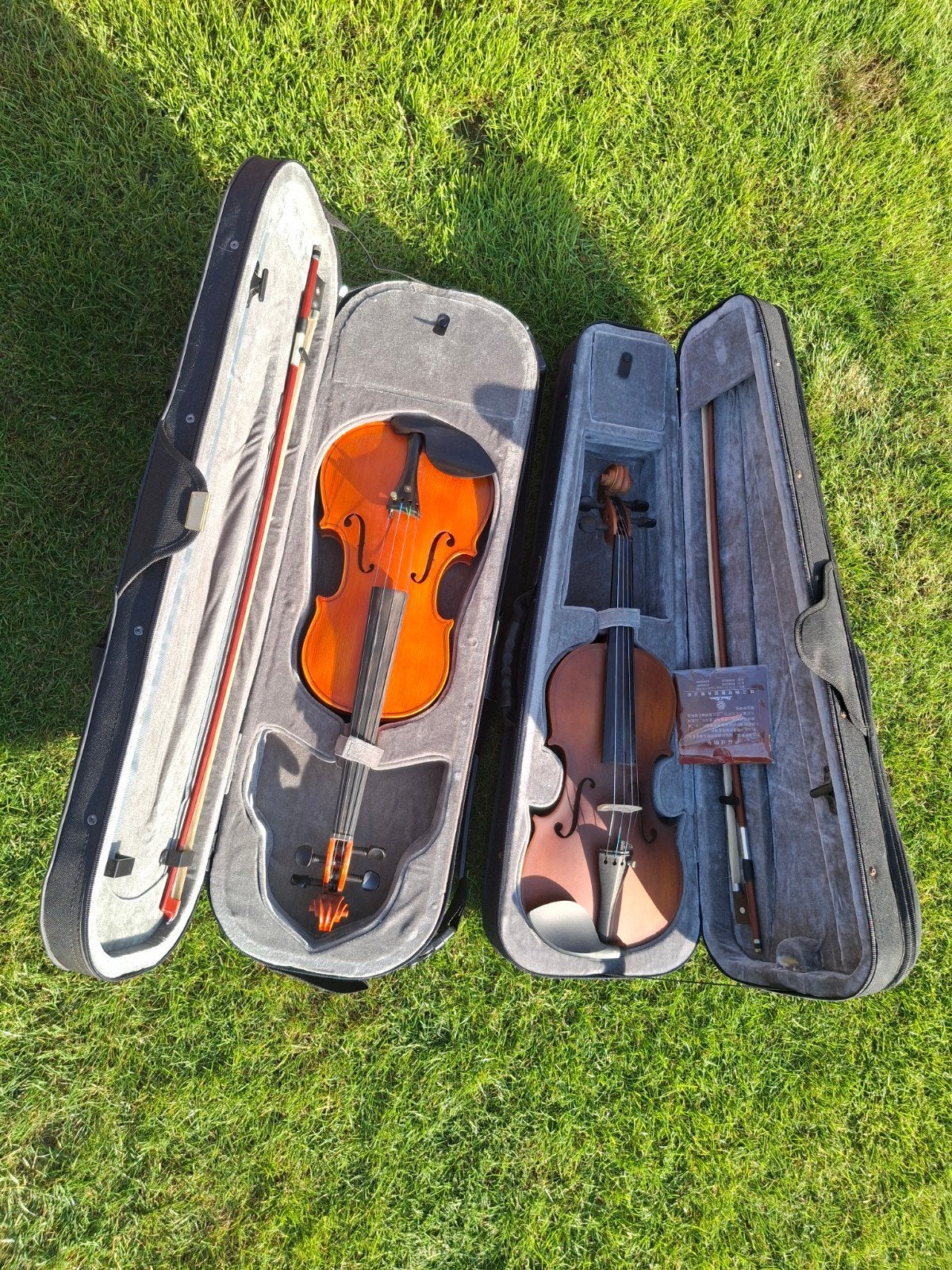 2 violen 4/4 voor beginners, Muziek en Instrumenten, Ophalen, Viool