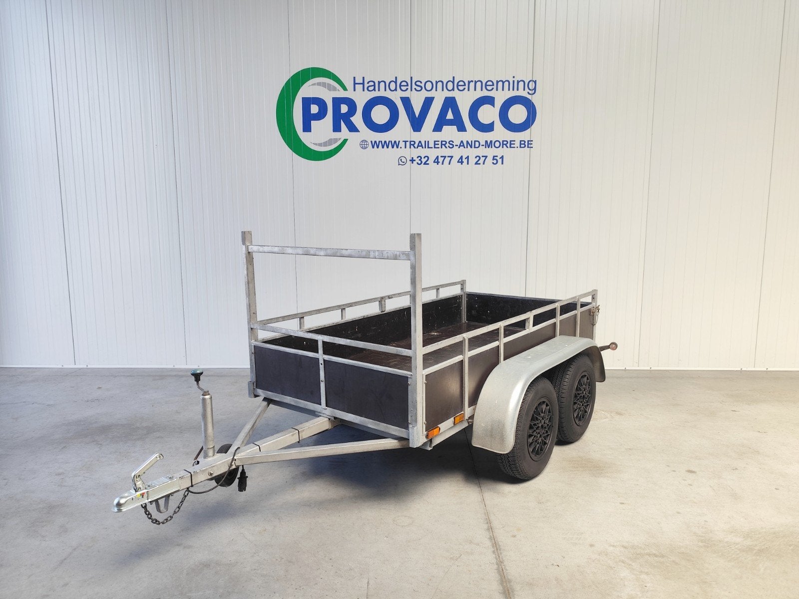 Aanhangwagen 750kg keuringsvrij 125x250cm, Ophalen