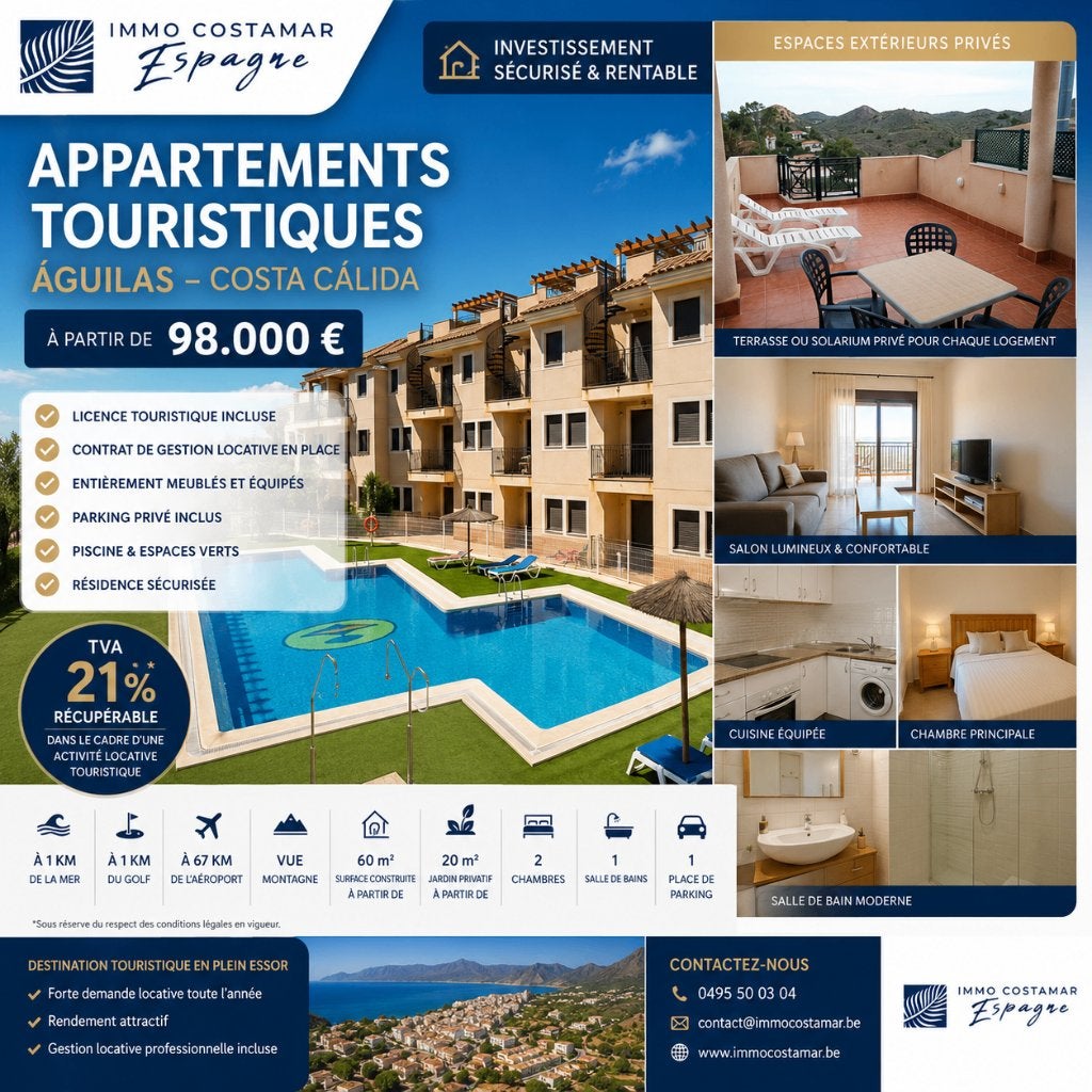 appartement proche de la mer a vendre en espagne