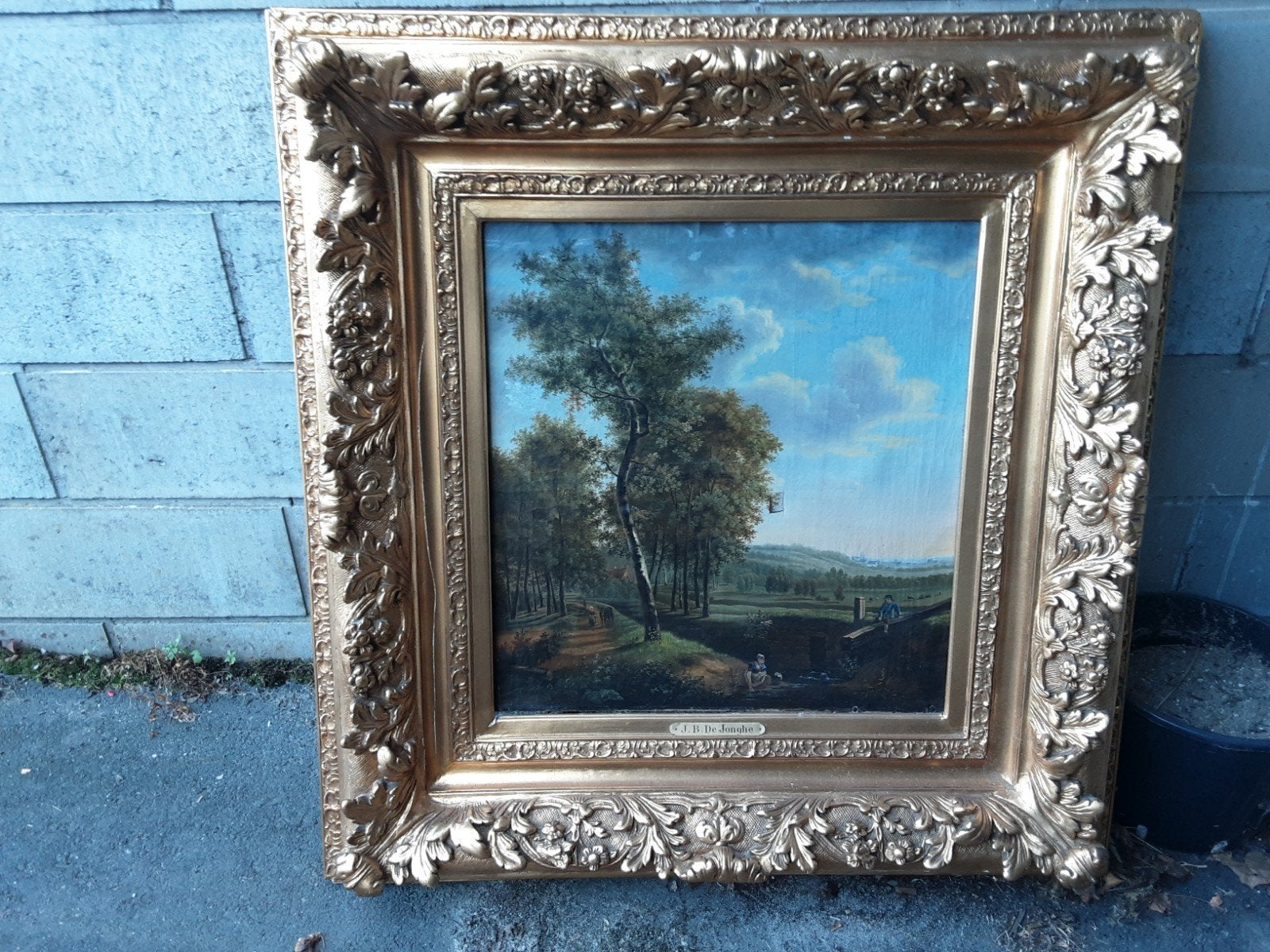 Peinture sur toile, Enlèvement, Toile