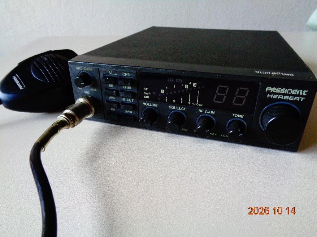 CB President, Télécoms, Enlèvement, Utilisé, Émetteur et Récepteur
