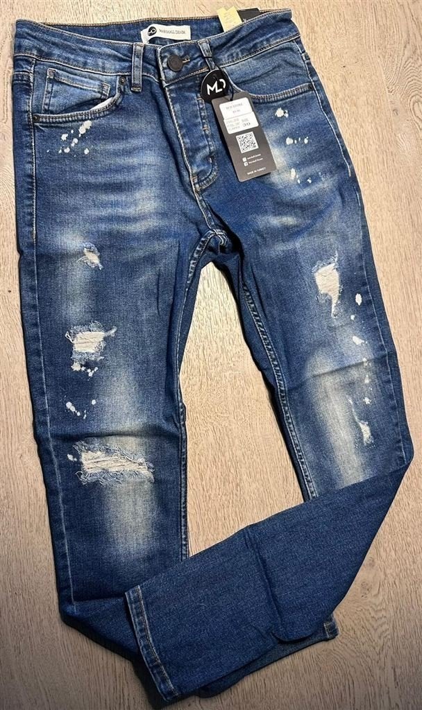 Marshall Denim Jeans ~NIEUW~ [4] Maat 30, Ophalen of Verzenden, Nieuw, Blauw, W32 (confectie 46) of kleiner