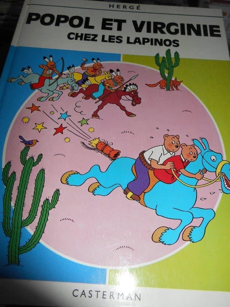 Popol et Virginie chez les Lapinos de 1982 ( Hergé), Livres, Enlèvement ou Envoi